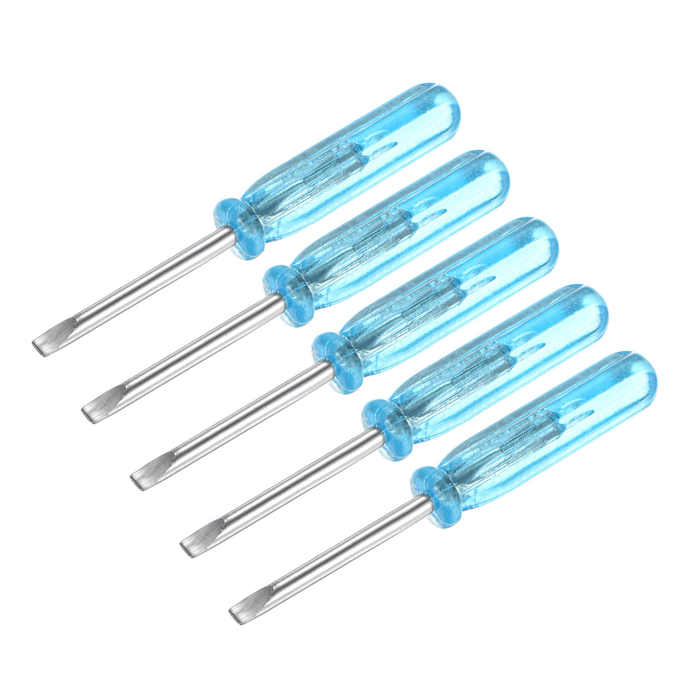 uxcell Uxcell Mini Slotted Screwdrivers, Flat Head Long for Small Appliances Repair