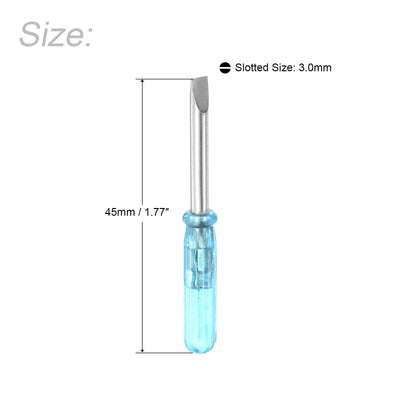 Harfington Uxcell Mini Slotted Screwdriver, Flat Head for Small Appliances Repair