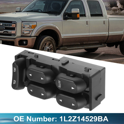 Harfington Power Window Switch Driver Side Power Window Master Control Switch 1L2Z14529BA Replacement for Ford F250 F350 F450 F550 2002-2004