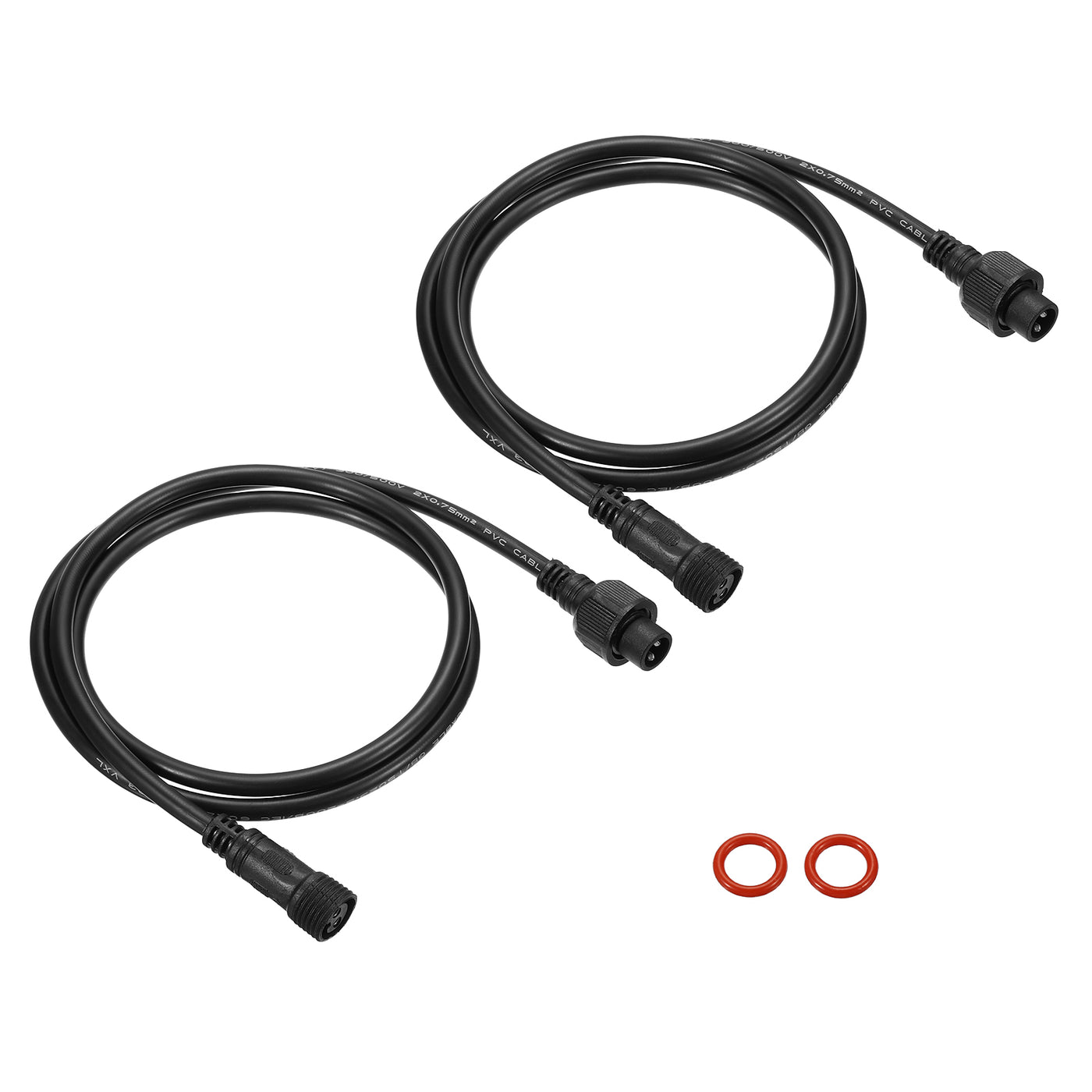 Harfington Extension Cable Wire Waterproof Connector with Male and Female at Both Ends