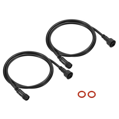 Harfington Extension Cable Wire Waterproof Connector with Male and Female at Both Ends