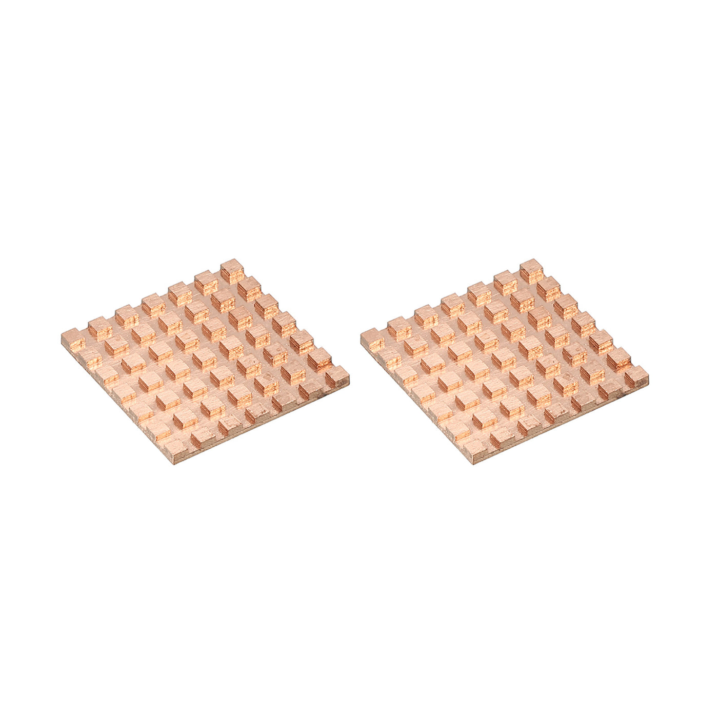 Harfington Heatsink Kit Pure Copper 30x30x2mm for IC MOS with Thermal Pads Pack of 2