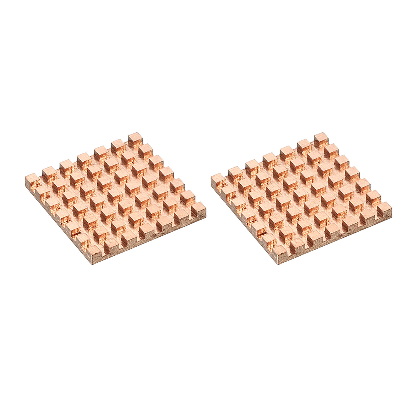 Harfington Heatsink Kit Pure Copper 30x30x3mm for IC MOS with Thermal Pads Pack of 2