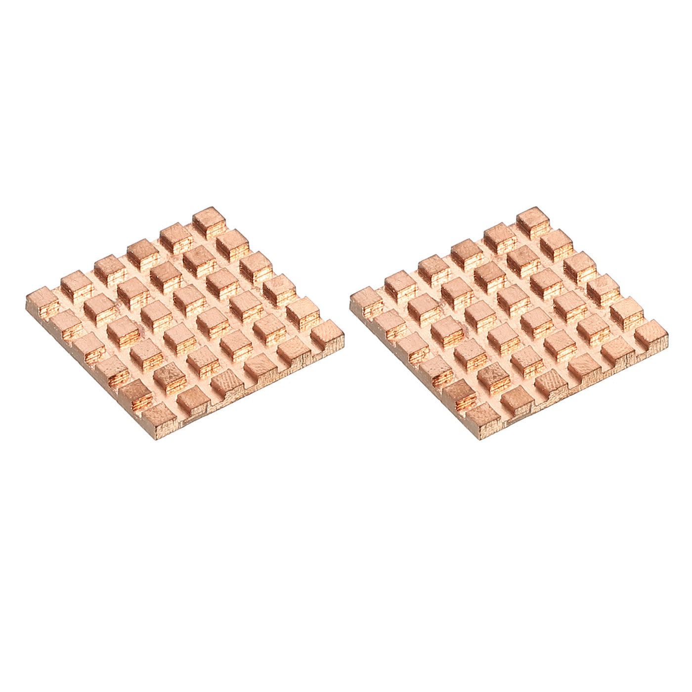 Harfington Heatsink Kit Pure Copper 22x22x2mm for IC MOS with Thermal Pads Pack of 2