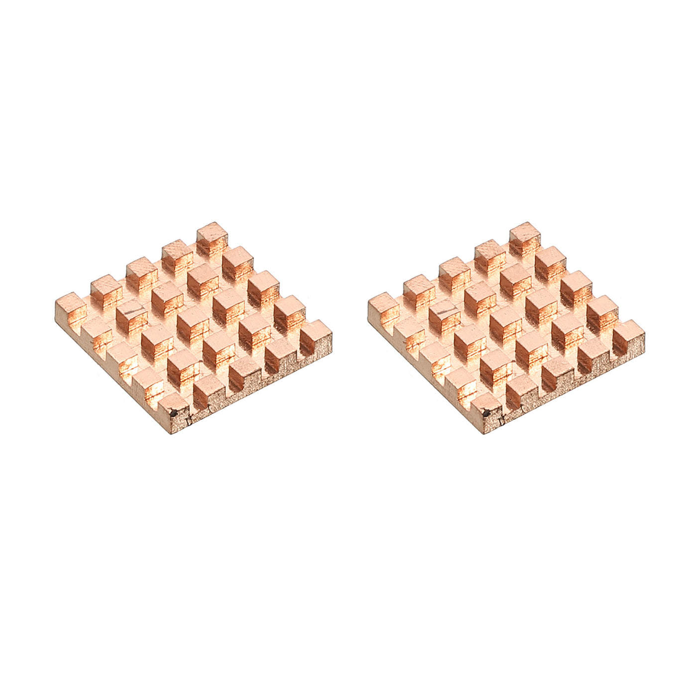 Harfington Heatsink Kit Pure Copper 9x9x3mm for IC MOS with Thermal Pads Pack of 2