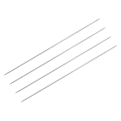 Harfington Uxcell 2 Pairs 4mm Double Pointed Knitting Sweater Needle Set, 15.75 Inches Length