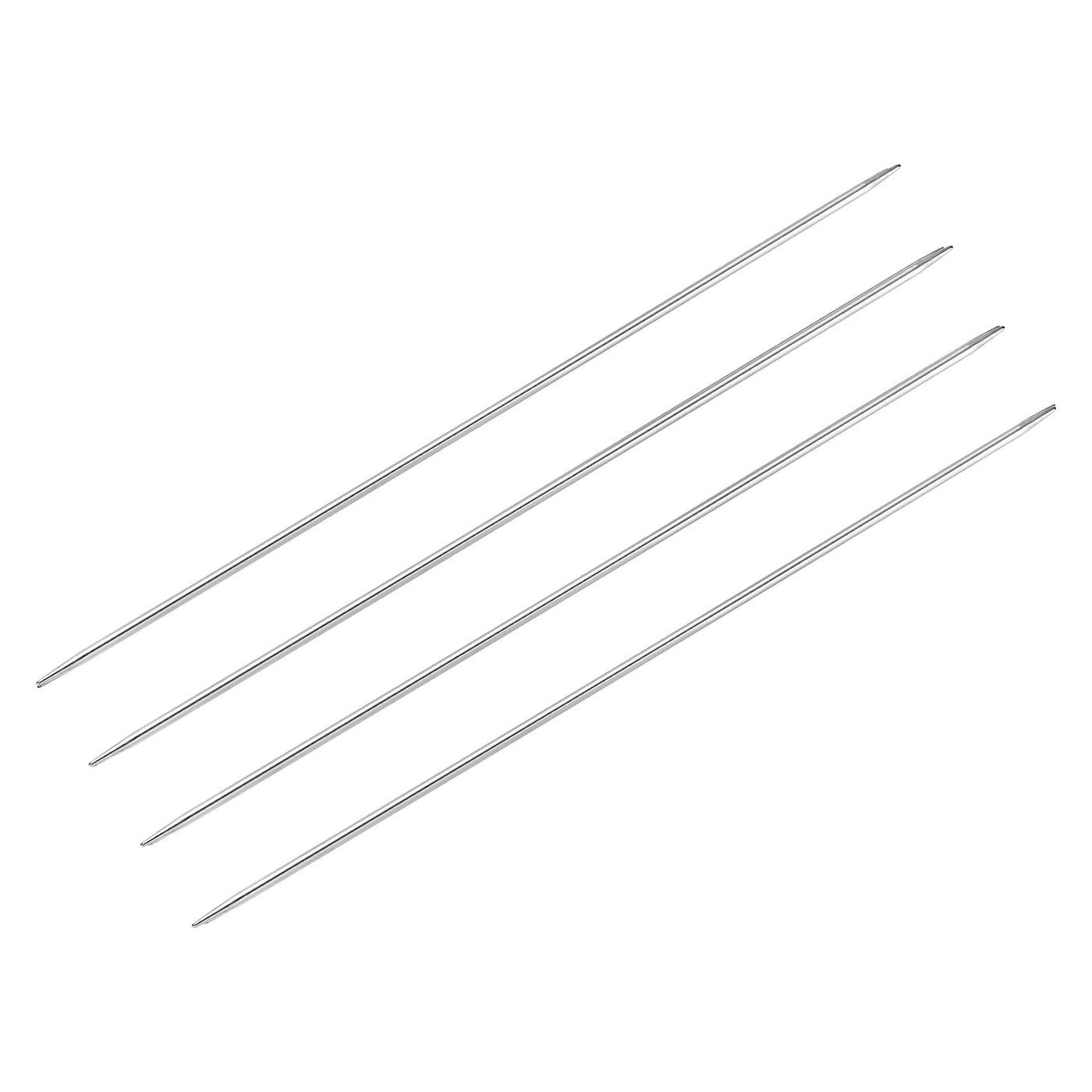 uxcell Uxcell 2 Pairs 2.8mm Double Pointed Knitting Sweater Needle Set, 15.75 Inches Length