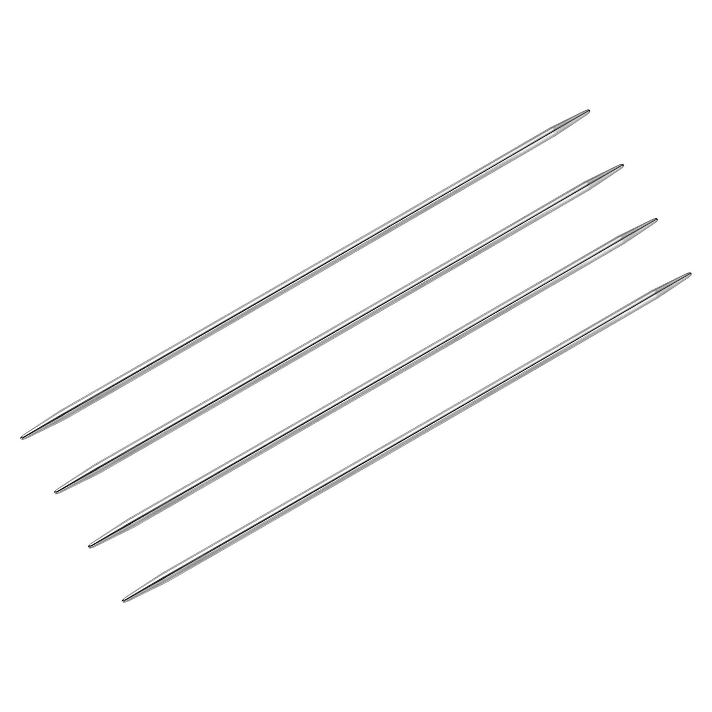 uxcell Uxcell 2 Pairs 4mm Double Pointed Knitting Sweater Needle Set, 9.84 Inches Length