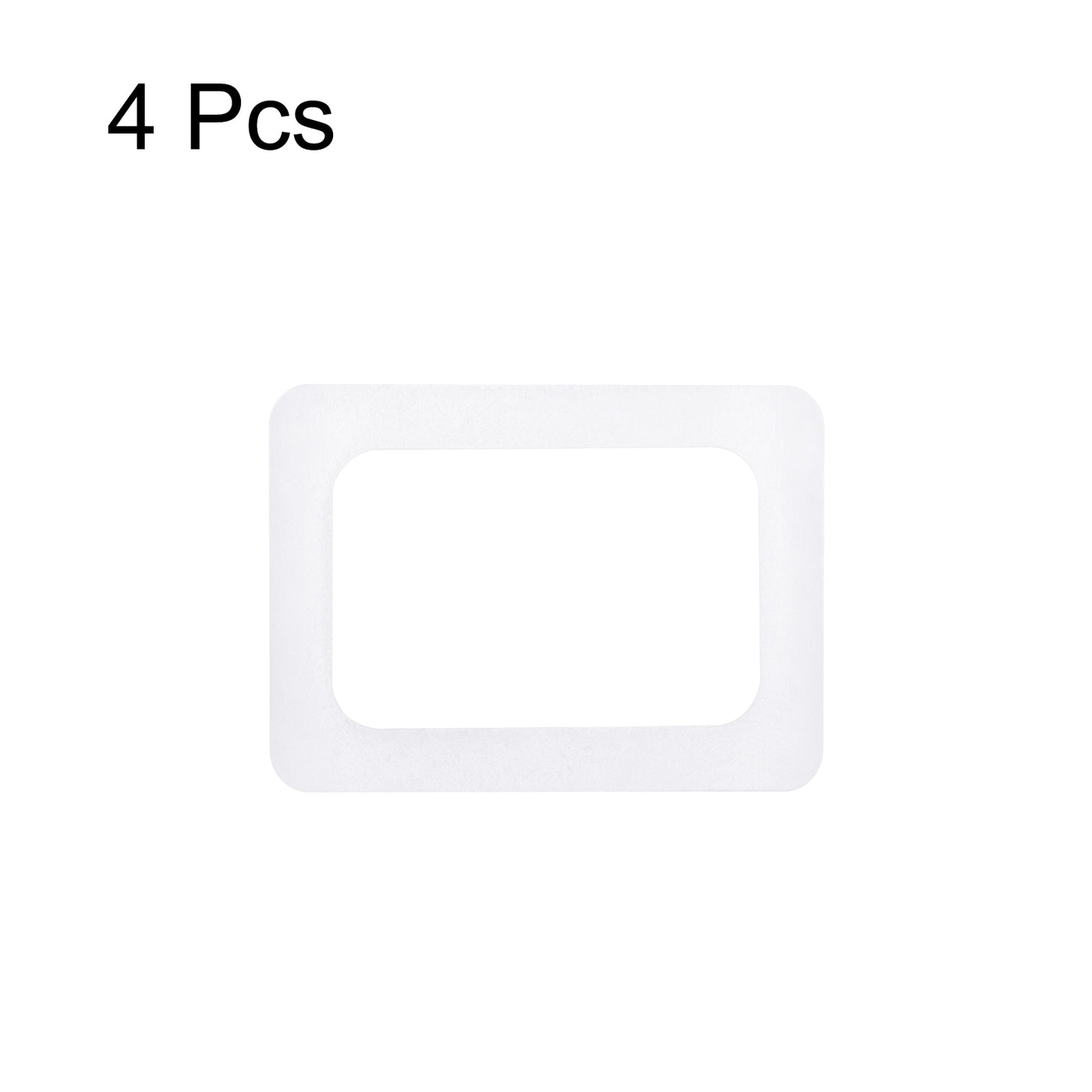 Harfington Magnetic Photo Frames 3.5x5 Display Holders for Refrigerator Pictures White 4pcs