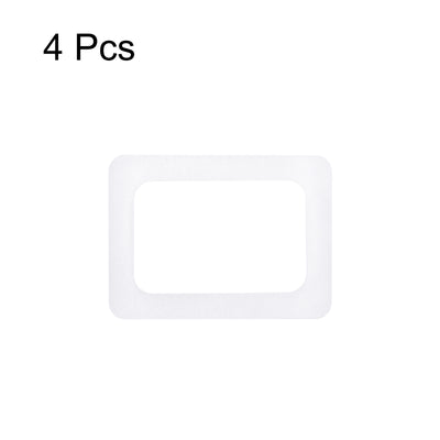 Harfington Magnetic Photo Frames 3.5x5 Display Holders for Refrigerator Pictures White 4pcs