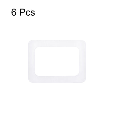 Harfington Magnetic Photo Frames 3.5x5 Display Holders for Refrigerator Pictures White 6pcs