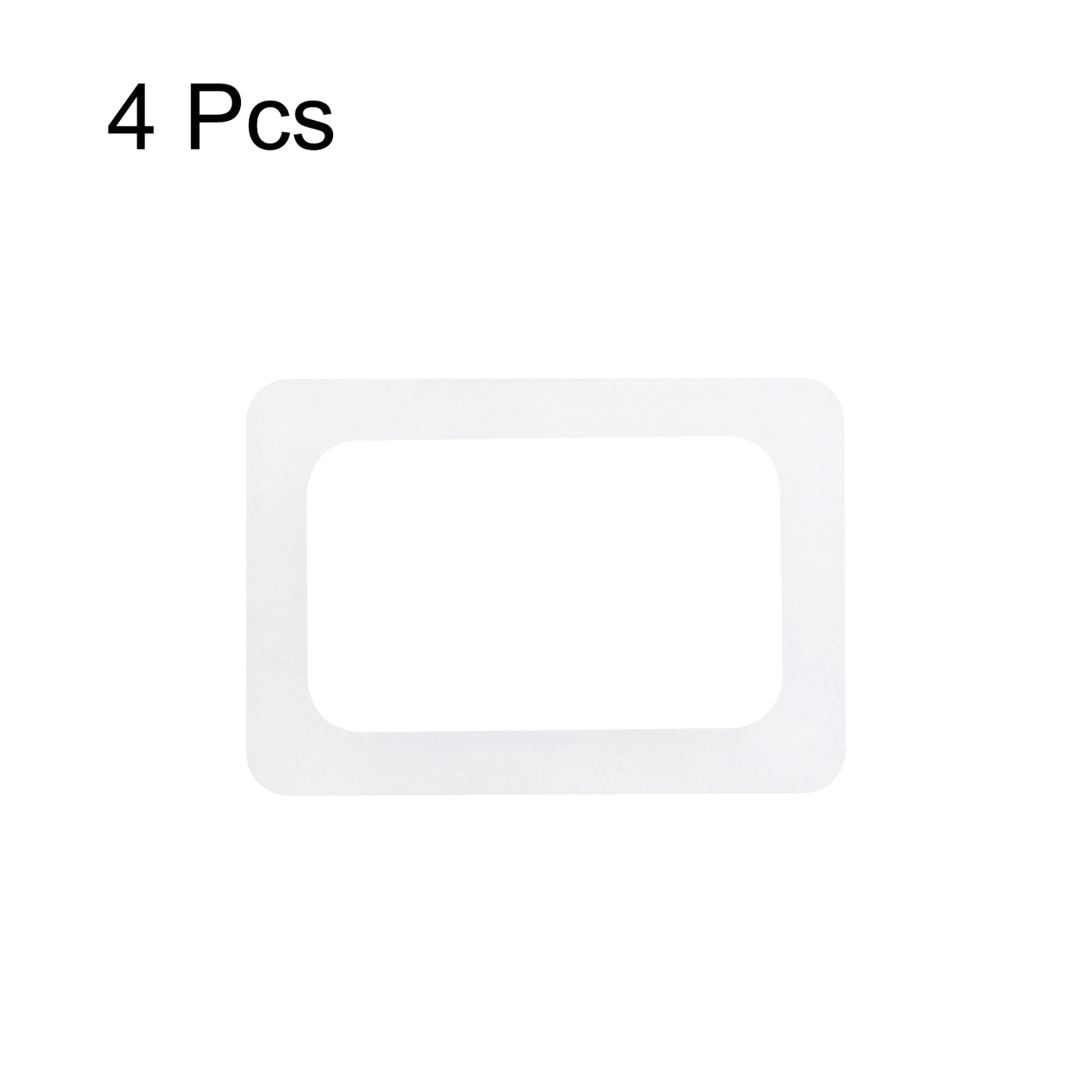 Harfington Magnetic Photo Frames 4x6 Display Holders for Refrigerator Pictures White 4pcs