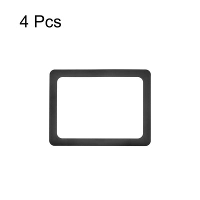 Harfington Magnetic Photo Frames 6x8 Display Holders for Refrigerator Pictures Black 4pcs