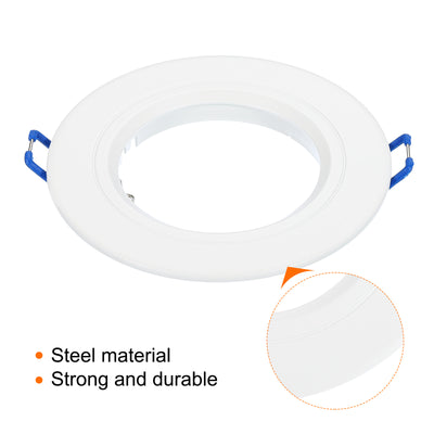 Harfington Light Trim Ring, Aluminum Alloy Circular Light Cover Lighting Fixture for Ceiling Wall Recessed Can Downlights