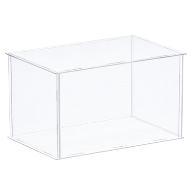 Harfington Acrylic Display Case Plastic Box Cube Storage Box Assemble Dustproof Showcase