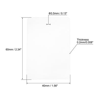 Harfington Waterproof Eyelet Hole Plastic Shipping , Outdoor Tags