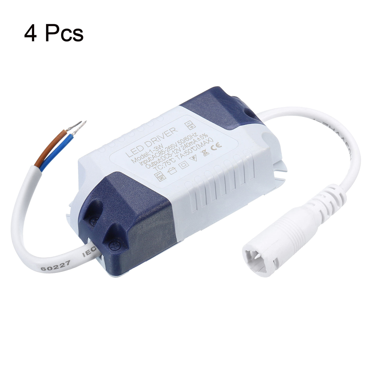 Harfington LED Driver, DC Female Connector Constant Current Rectifier Transformer Power Supply