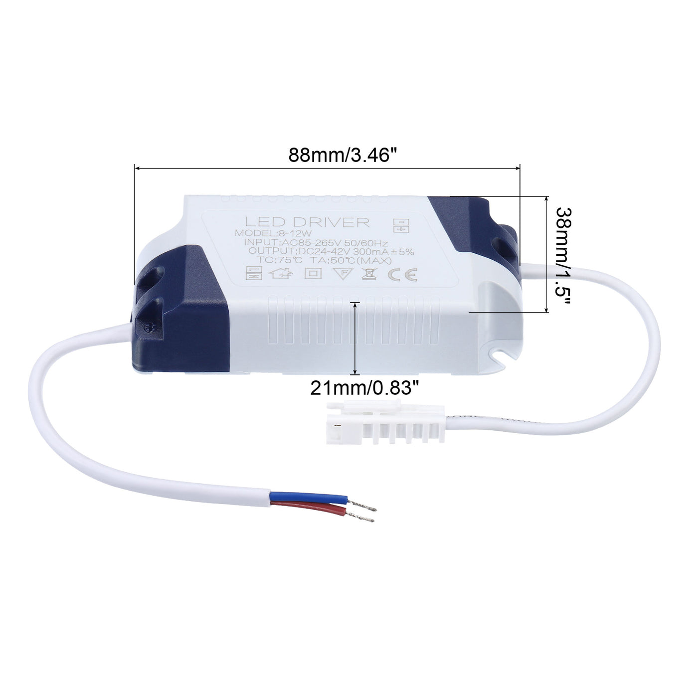 Harfington LED-Treiber, AC-Ausgang, DC-Stecker, Konstantstrom-Gleichrichter, Transformatoren, externe Stromversorgung