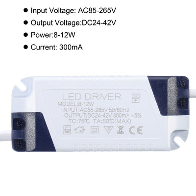 Harfington LED Driver, AC Output DC Male Connectors Constant Current Rectifier Transformers External Power Supply