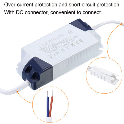 Harfington LED Driver, AC Output DC Male Connectors Constant Current Rectifier Transformers External Power Supply