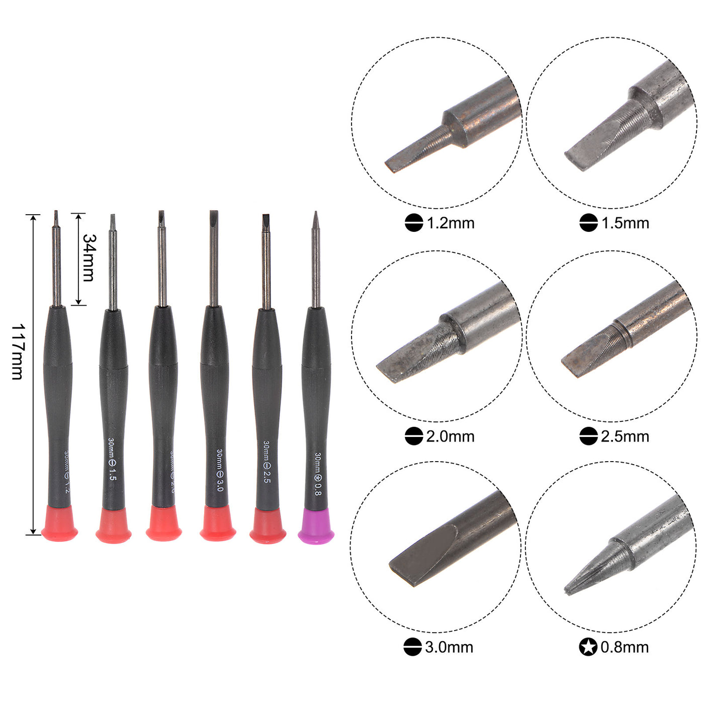 uxcell Uxcell Electronics Repair Tool Kit, 18 in 1 Magnetic Precision Screwdriver Tweezer Sets