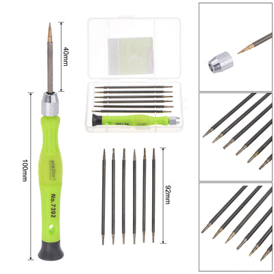 Harfington Uxcell Electronics Repair Tool Kit, 18 in 1 Magnetic Screwdriver Crowbar Tweezer Sets