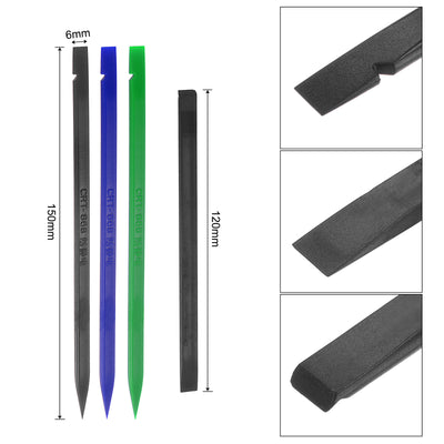 Harfington Uxcell 10in1 Set Electronics Repair Tool Kit, Plastic Pry Bar Removal Set for Screen