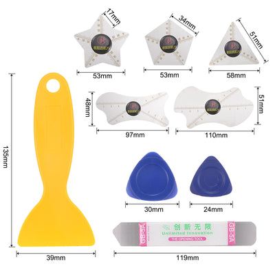 Harfington Uxcell 20 in 1 Electronics Repair Tool Kit, Metal Pry Bar Set for Screen