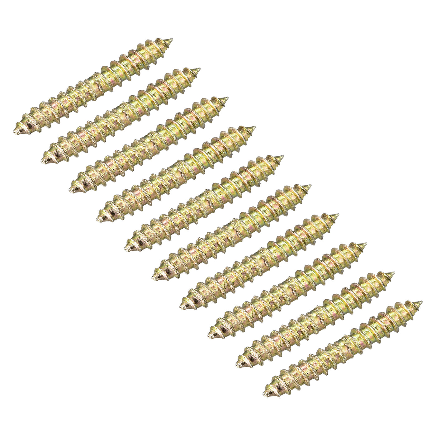 uxcell Uxcell 4x13mm Hanger Bolts, 12pcs Double Ended Self-Tapping Thread Dowel Screws