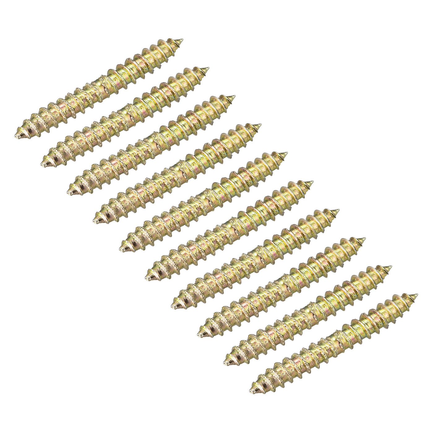 uxcell Uxcell 4x18mm Hanger Bolts, 12pcs Double Ended Self-Tapping Thread Dowel Screws