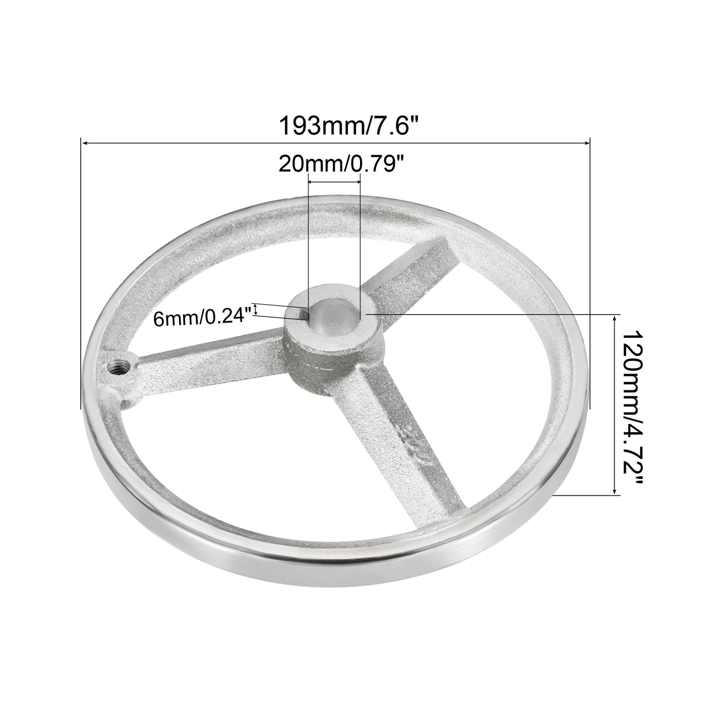 Harfington Rotary Handwheel, Cast Iron for Milling Machines Lathes