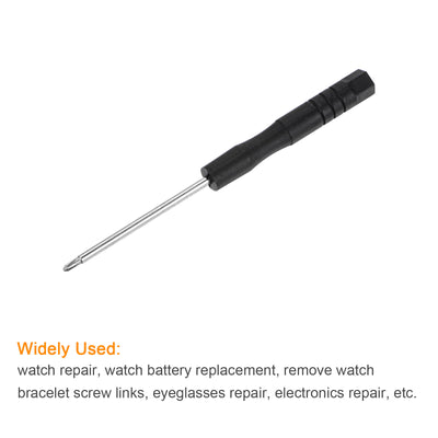 Harfington Uxcell Mini Phillips Screwdrivers, Cross Head for Watch Eyeglasses Metal Buckle Electronics Repair