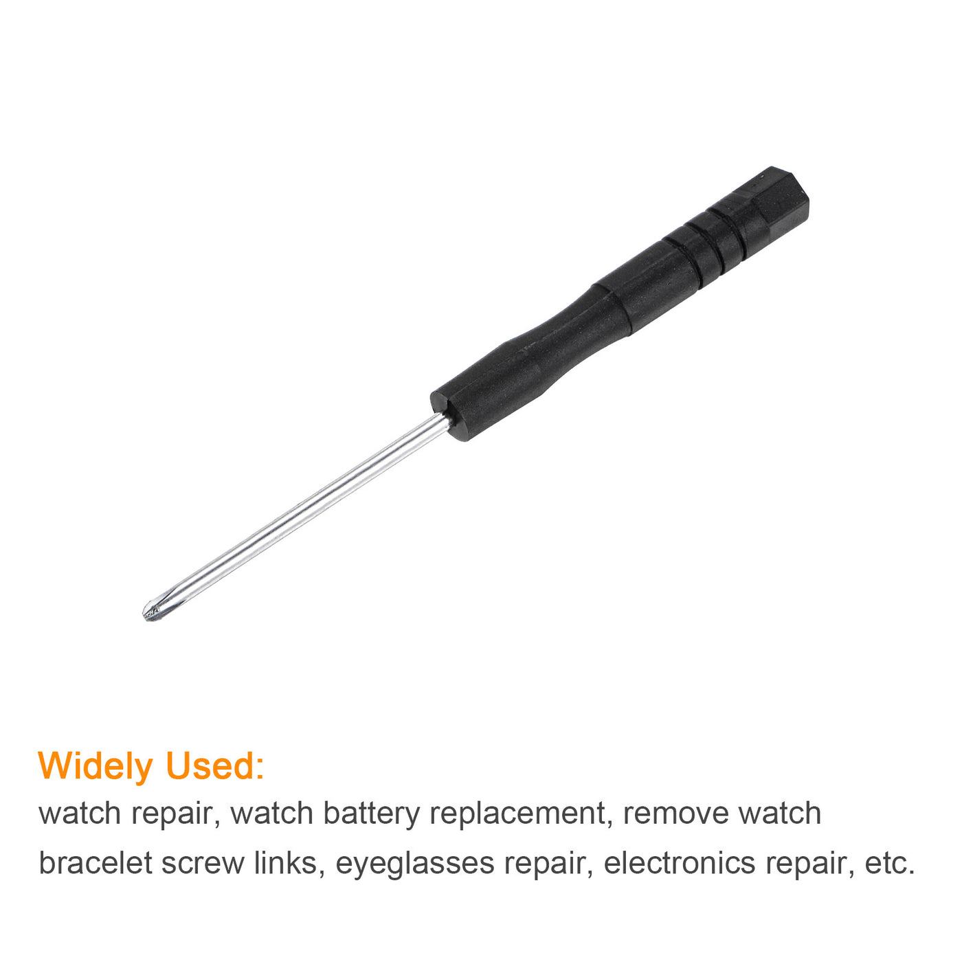 uxcell Uxcell Mini Phillips Screwdrivers, Cross Head for Watch Eyeglasses Metal Buckle Electronics Repair