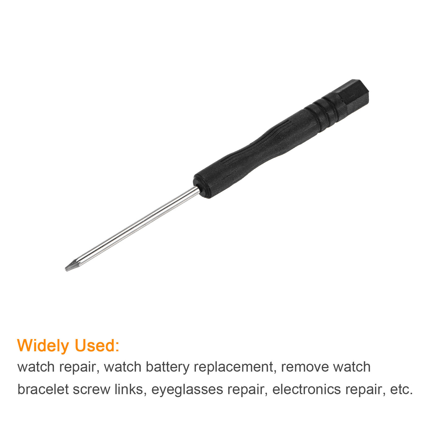 uxcell Uxcell Mini Torx Screwdriver, Star Head for Watch Eyeglasses Metal Buckle Electronics Repair