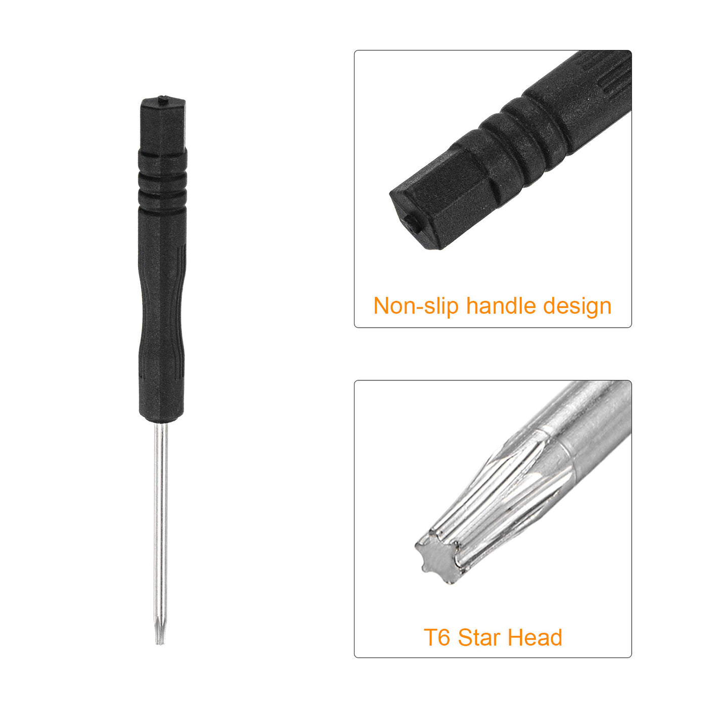 uxcell Uxcell Mini Torx Screwdriver, Star Head for Watch Eyeglasses Metal Buckle Electronics Repair