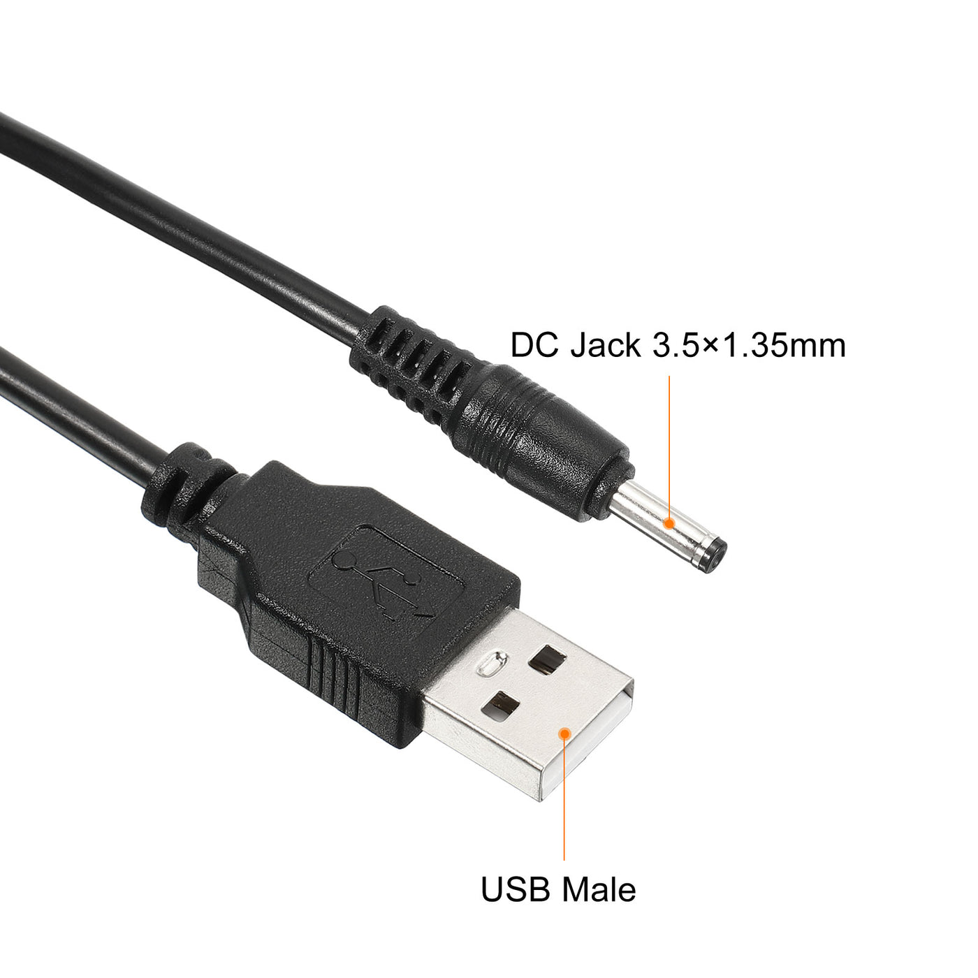 Harfington 9W 2A USB Step Up Voltage Converter, DC 5V to DC 12V Power Supply Adapter Jack 3.5×1.35mm Cable for Router LED Lamp Speakers