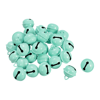 Harfington Uxcell Jingle Bells, 22mm 30pcs Craft Bells for DIY Holiday Decoration Light Green