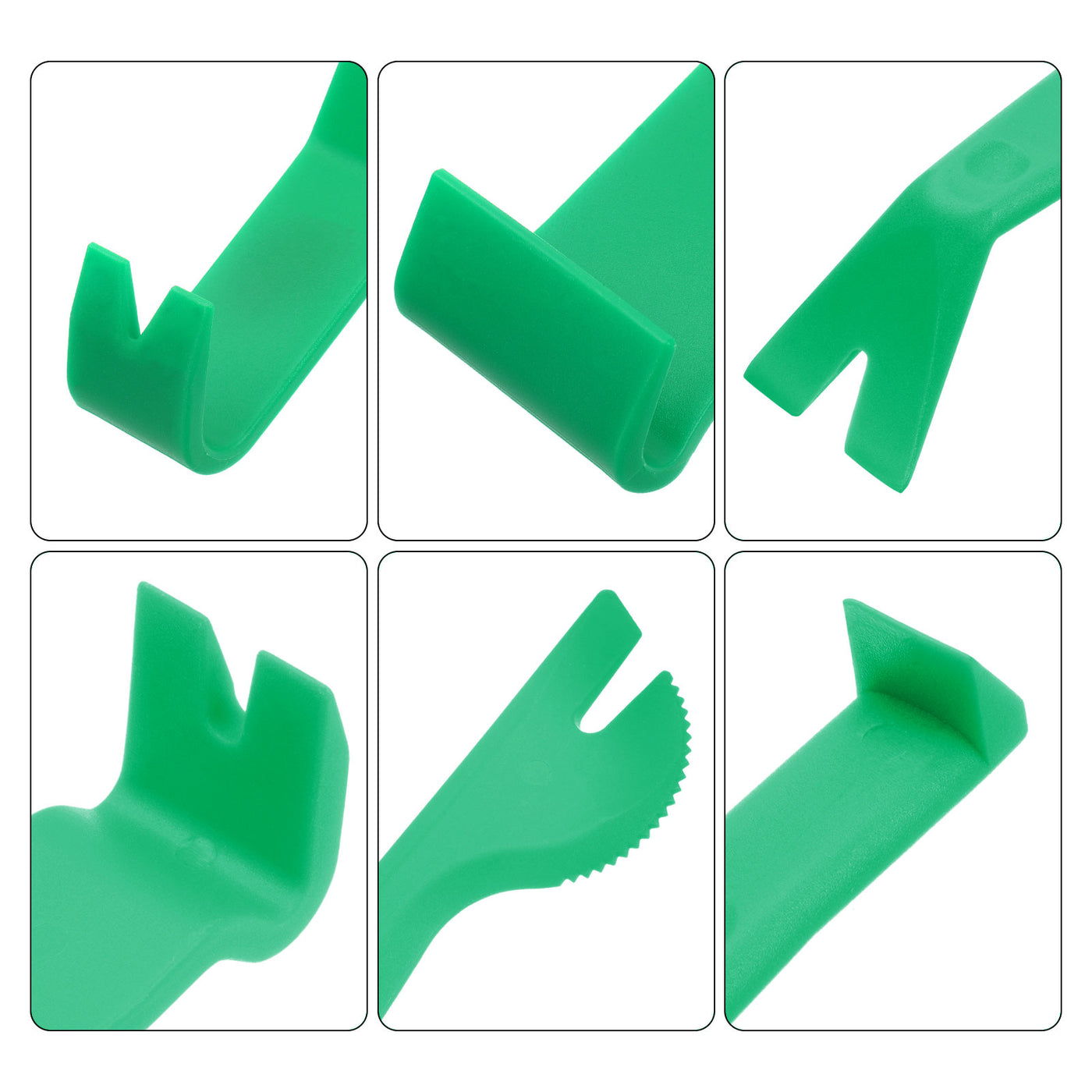 Harfington Trim Removal Tool Kit for Car Dash Audio Door Panel (Green) 16pcs