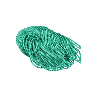 Harfington Twisted Nylon Mason Line Green 50M/164 Feet 5MM Dia for DIY Projects