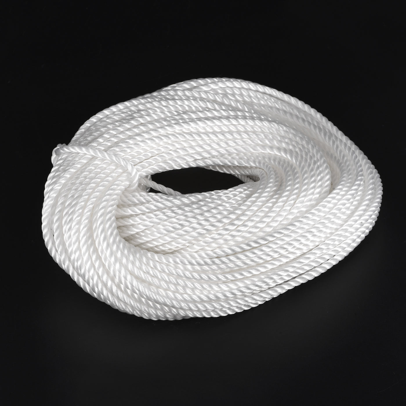 Harfington Twisted Nylon Mason Line White 50M/164 Feet 5MM Dia for DIY Projects