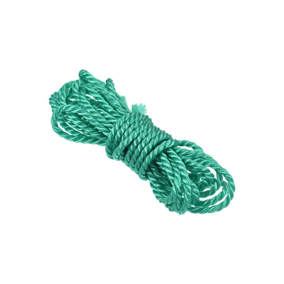 Harfington Twisted Nylon Mason Line Green 5M/16.4 Feet 6MM Dia for DIY Projects