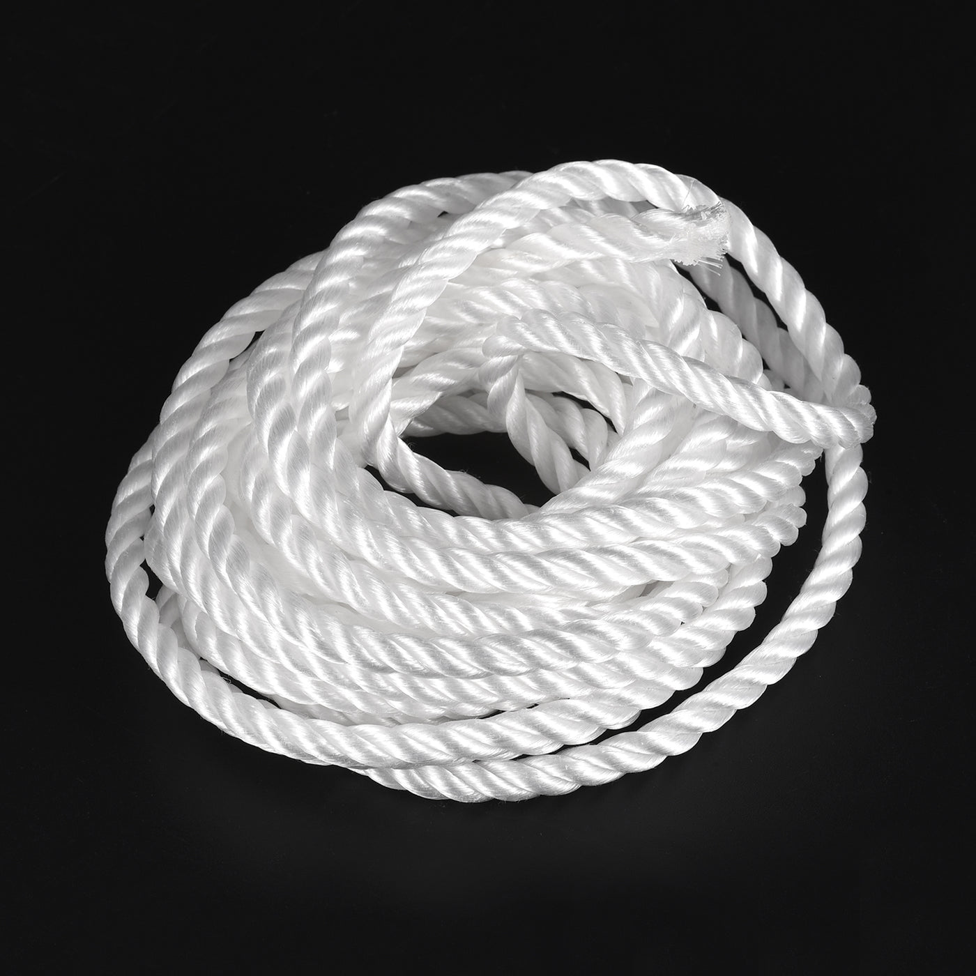 Harfington Twisted Nylon Mason Line White 5M/16.4 Feet 8MM Dia for DIY Projects