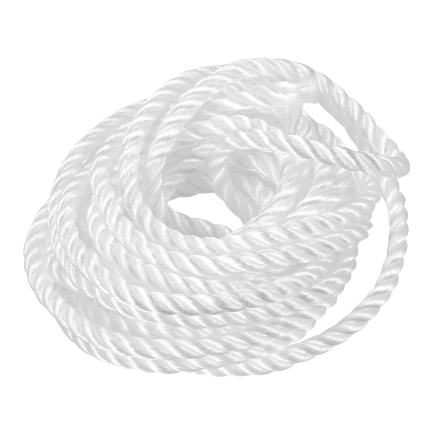 Harfington Twisted Nylon Mason Line White 5M/16.4 Feet 8MM Dia for DIY Projects