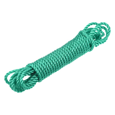 Harfington Twisted Nylon Mason Line Green 10M/32.8 Feet 8MM Dia for DIY Projects