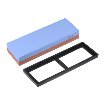 Harfington Uxcell Sharpening Stones 240/800 Grit 2 Side Combination Whetstone 180x60x29mm