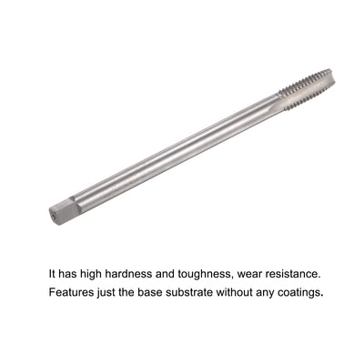 Harfington Uxcell 3/8-16 UNC High Speed Steel 5" Length 3 Straight Flute Machine Screw Thread Tap