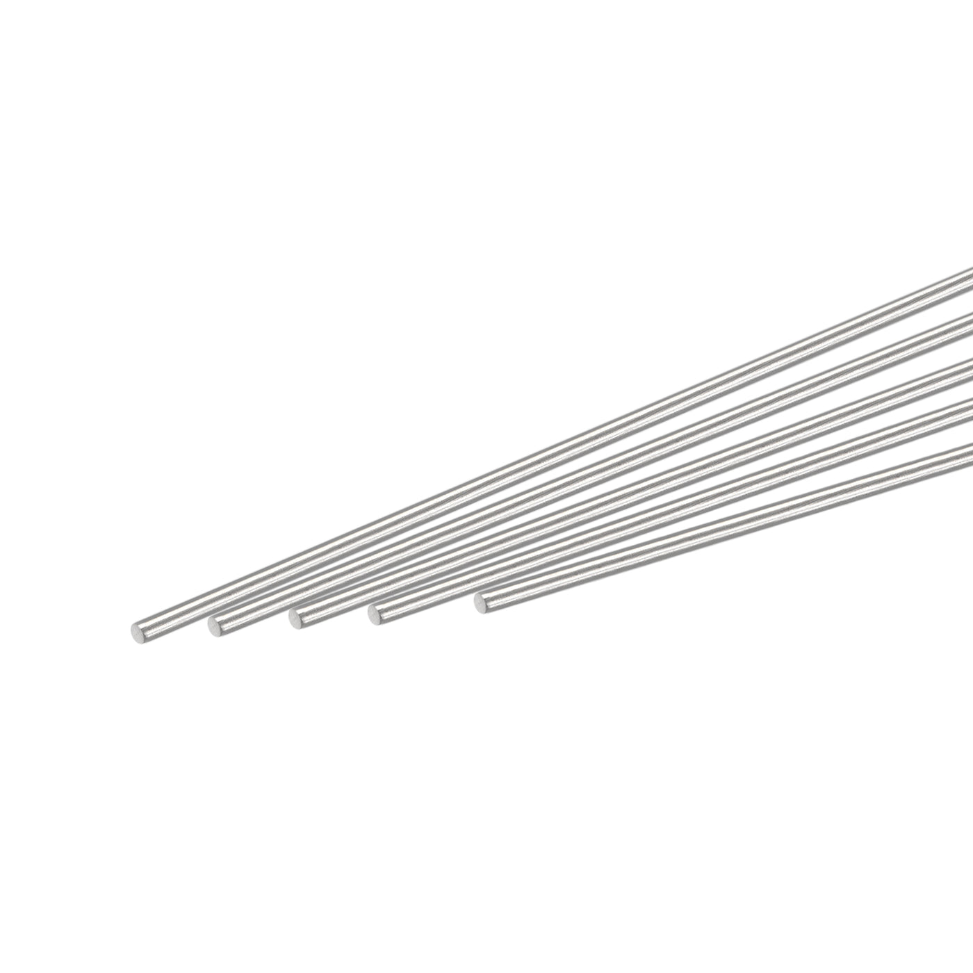 Harfington 304 Stainless Steel Round Rods Bar,1.6mmx300mm for DIY Craft 5Pcs