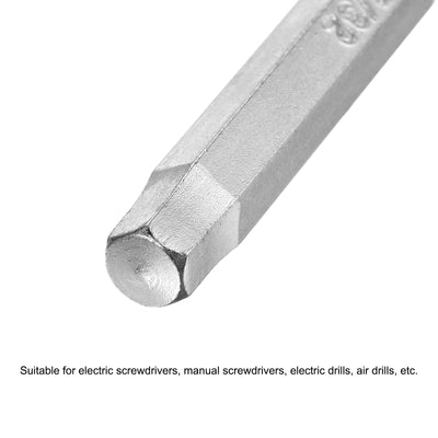 Harfington Magnetischer Sechskantschraubendreherbit mit Sechskantschaft, S2-Stahl