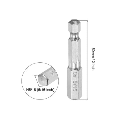 Harfington Magnetischer Sechskantschraubendreherbit mit Sechskantschaft, S2-Stahl