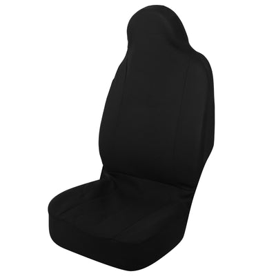 Harfington Front Seat Covers Protector Polyester Seat Cover Protector Pad Universal for Car Truck SUV Black